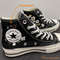 Custom Embroidered Converse High Tops Custom Converse Chuck Taylor 1970s Embroidered Daisy Flower Wedding sneakers Wedding Gift - 4.jpg
