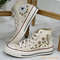 Custom Embroidered Converse High Tops Custom Converse Chuck Taylor 1970s Embroidered Daisy Flower Wedding sneakers Wedding Gift - 5.jpg