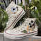 Custom Embroidered Dandelion Converse High Tops Chuck Taylor 1970s Custom Converse Chuck Taylor Embroidered Dandelion Sneakers - 2.jpg