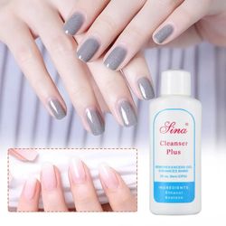60ml nail art enhances shine cleanser cleansing gel nail art acrylic uv gel remover gel polish cleanser remover solvent