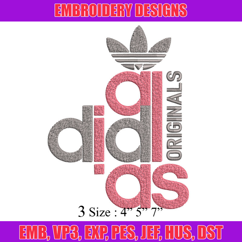 Adidas originals Embroidery Design, Adidas Embroidery, Brand Embroidery, Embroidery File, Logo shirt, Digital download.jpg