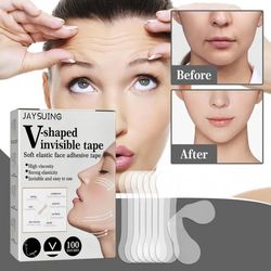 100Pcs/Box Invisible Thin Face Stickers Facial Line Wrinkle Sagging Skin V-Shape Chin Lifting Patch 0.02mm Anti Face Wri