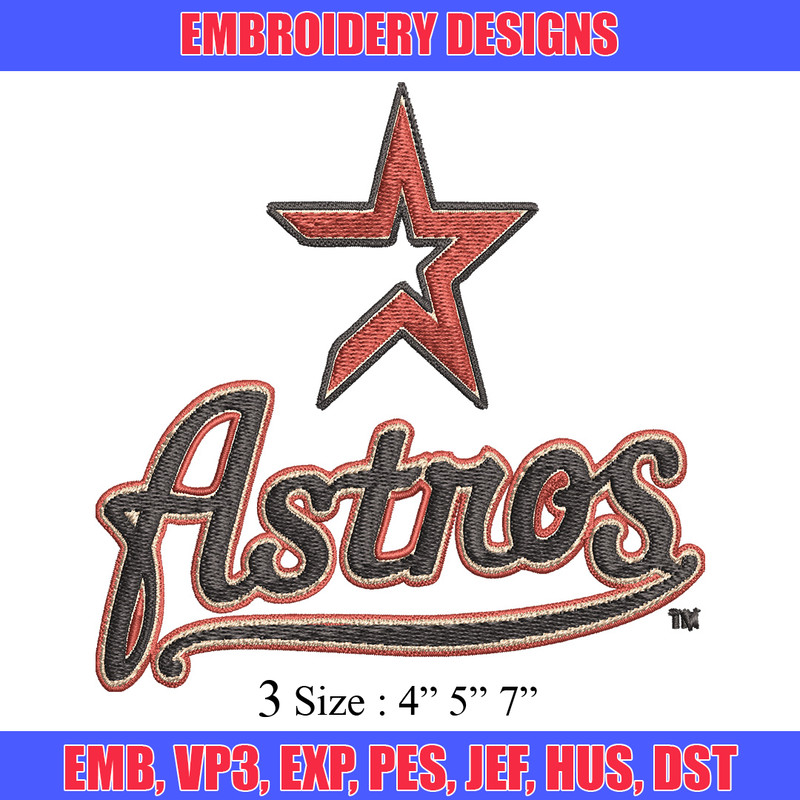 Astros logo Embroidery Design, Brand Embroidery, Embroidery File, Logo shirt, Sport Embroidery, Digital download.jpg