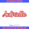 Auhriella embroidery design, Auhriella embroidery, logo design, embroidery file, logo shirt, Digital download..jpg