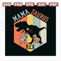 mama saurus rex sunset vintage svg, mothers day svg, trending svg, mothers gift svg, mama svg, mimi svg, gigi svg, vinta