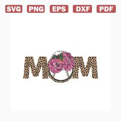 teeball mom leopard funny ball svg, mothers day svg, mom svg, teeball svg, teeball mom svg, mom life svg, ball svg, happ