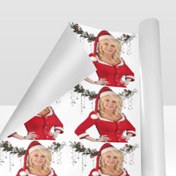 Holly Dolly Gift Wrapping Paper 58"x 23" (1 Roll)