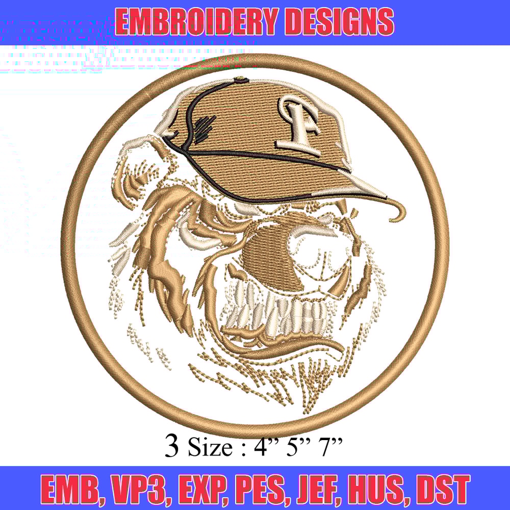 Bear face embroidery design, Bear face embroidery, animal design, embroidery file, logo shirt, Digital download..jpg
