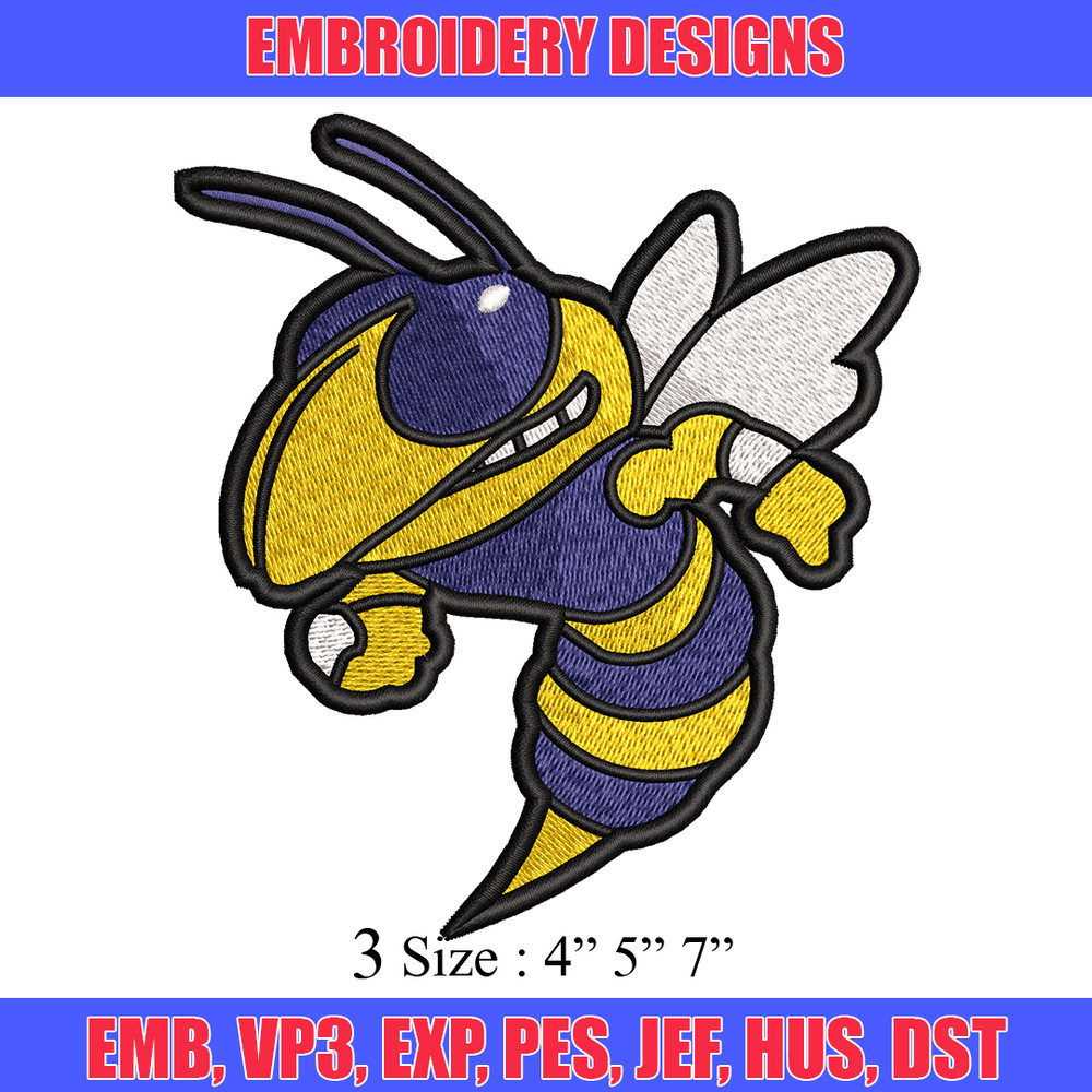 bee embroidery design, bee embroidery, logo design, embroidery file, embroidery animal, logo shirt, Digital download..jpg