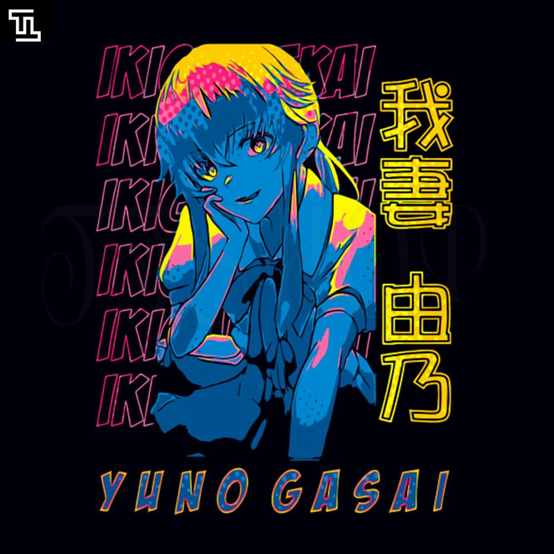 TTF174-Yuno Gasai Pop Art IKIGAISEKAI V4 Otaku PNG Download.jpg