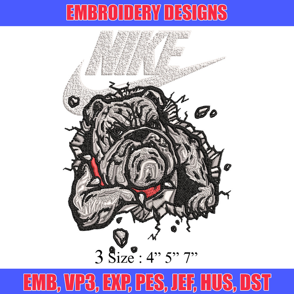Bitbull dog Nike Embroidery design, Bitbull dog Embroidery, Nike design, Embroidery file, logo shirt, Instant download..jpg