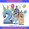 Bluey bingo 2nd birthday Embroidery, Bluey birthday Embroidery, Embroidery File, cartoon design, Digital download..jpg