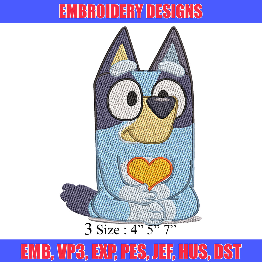 Bluey Embroidery, Bluey Cartoon Embroidery, cartoon Embroidery, Embroidery File, cartoon shirt, digital download..jpg