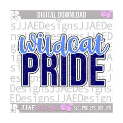 wildcats svg, wildcat pride school sports team shirt svg, wildcat school mascot svg, wildcat shirt svg, eps, dxf, png, jpg, wildcat cut file