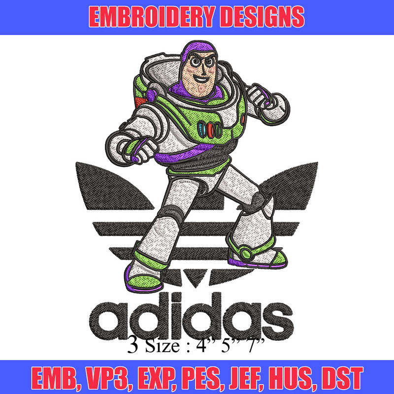Buzz adidas Embroidery Design, Adidas Embroidery, Brand Embroidery, Embroidery File, Logo shirt, Digital download.jpg
