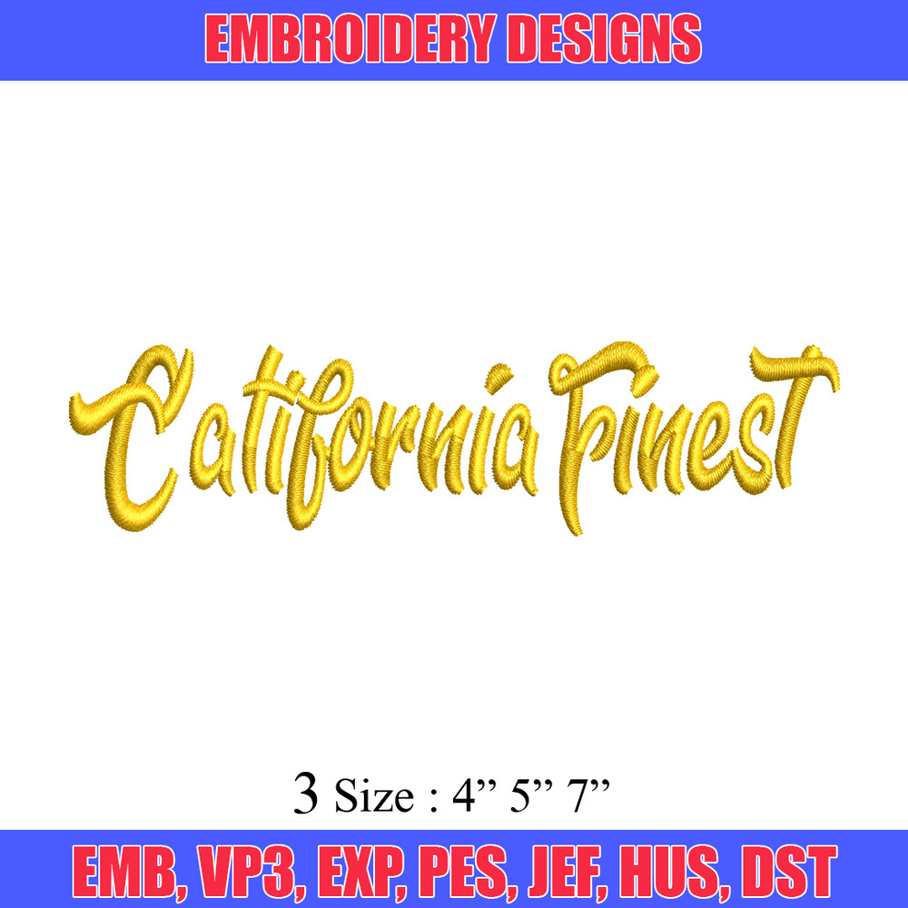 California Finest embroidery design, California Finest embroidery, logo design, embroidery file, Digital download..jpg