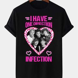 1d infection unisex tee shirt, 1d funny classic tee shirt merch, one infection fan, direction lovers gift, one direction