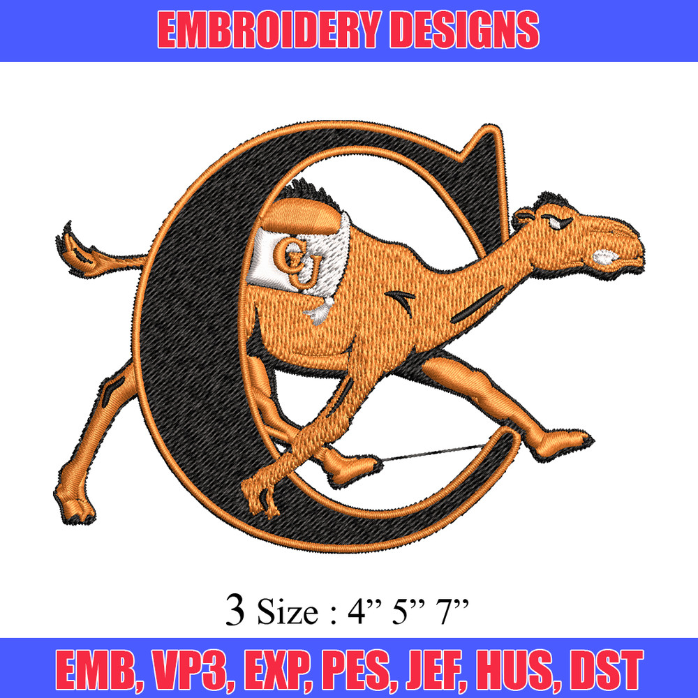 Campbell Fighting Camels embroidery design, Campbell Fighting Camels embroidery, Sport embroidery, NCAA embroidery..jpg
