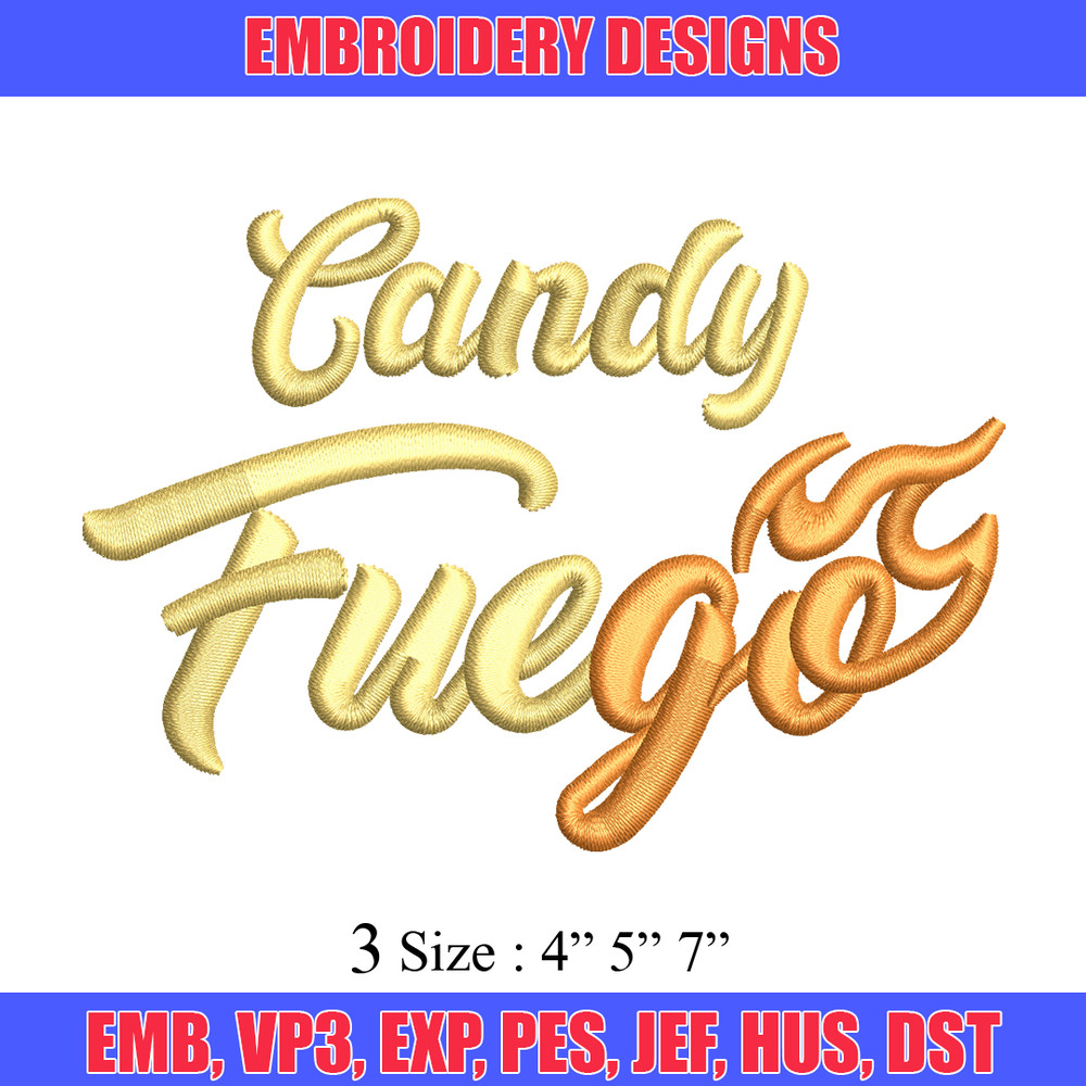 Candy fuego logo embroidery design, logo embroidery, logo design, embroidery file, logo shirt, Digital download..jpg