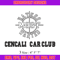Cencali car club embroidery design, Cencali car club embroidery, logo design, embroidery file, Digital download..jpg