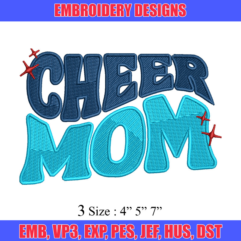 Cheer mom Logo embroidery design, Cheer mom Logo embroidery, embroidery file, logo design, logo shirt, Digital download.jpg
