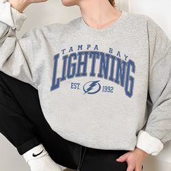 vintage tampa bay lightning sweatshirt, lightning tee, hockey sweatshirt, college sweater, hockey fan shirt, tampa bay h