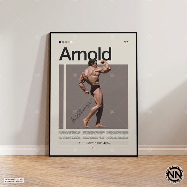 KFMD Fitnessposter, vintage bodybuilding-poster, Arnold Schwarzenegger poster, No Pain No Gain, canvas muurkunst decoratieposters voor binnen, bar, café, decoratief schilderij, 50 x 75 cm KFMD Fitnessposter, vintage bodybuilding-poster, Arnold Schwarzenegger poster, No Pain No Gain, canvas muurkunst decoratieposters voor binnen, bar, café, decoratief schilderij, 50 x 75 cm