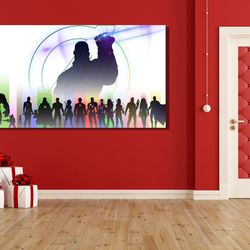 avengers poster , marvel avengers last supper canvas wall art, avengers wall decor, marvel painting, marvel home decor c