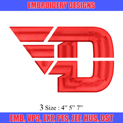 Dayton Flyers embroidery design, Dayton Flyers embroidery, logo Sport, Sport embroidery, NCAA embroidery.