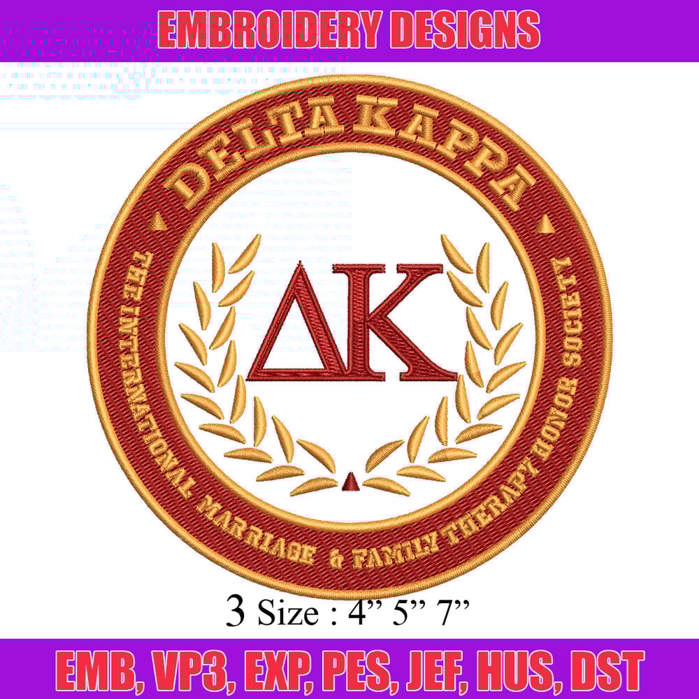 Delta Kappa embroidery design, Delta Kappa Logo embroidery, logo design, embroidery file, logo shirt, Digital download.jpg