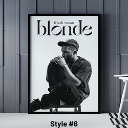 frank ocean poster, 7 different frank ocean posters, frank ocean music album, frank ocean blond album, frank ocean blond