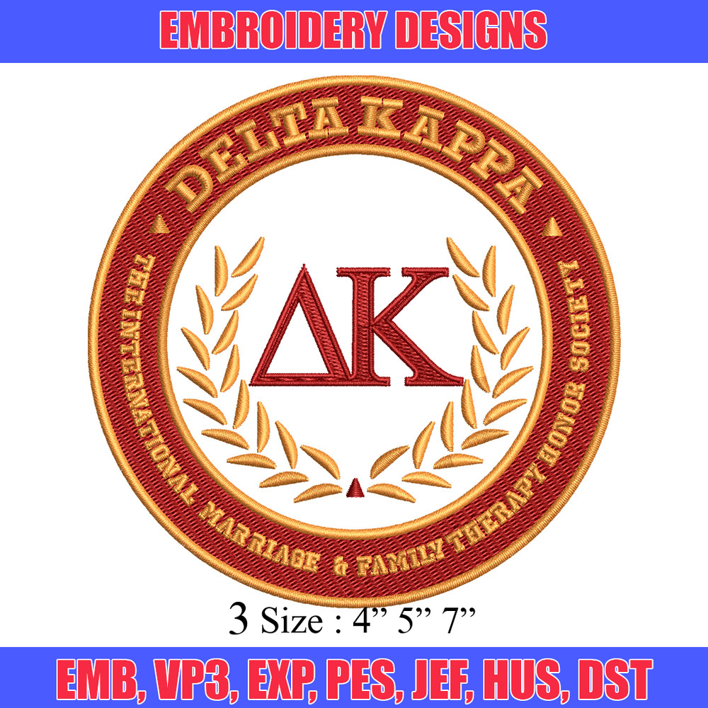 Delta Kappa embroidery design, Delta Kappa Logo embroidery, logo design, embroidery file, logo shirt, Digital download.jpg