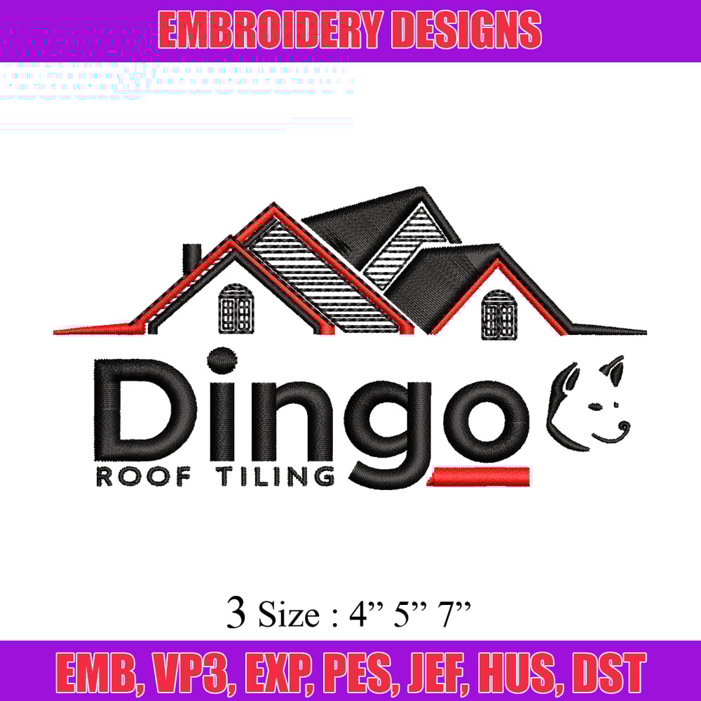 Dingo Logo embroidery design, Dingo Logo embroidery, logo design, embroidery file, logo shirt, Digital download..jpg