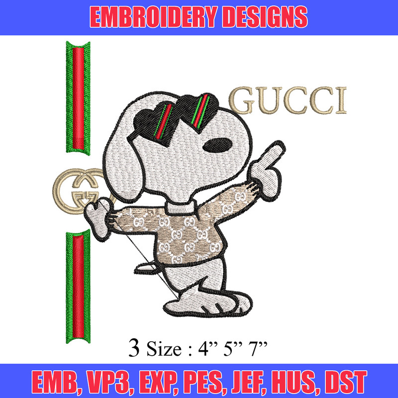 Dog gucci Embroidery Design, Gucci Embroidery, Embroidery File, Logo shirt, Sport Embroidery, Digital download..jpg