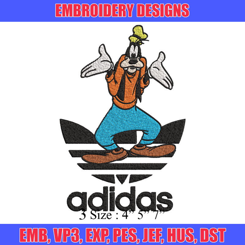 Goofy adidas Embroidery Design, Adidas Embroidery, Brand Embroidery, Embroidery File,Logo shirt,Digital download.jpg