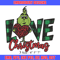 Grinch Love Christmas Embroidery design, Grinch christmas Embroidery, Grinch design, Embroidery file, Instant download..jpg