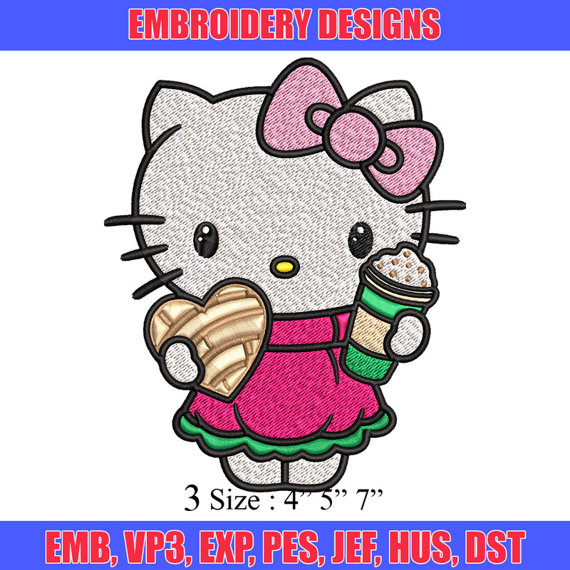 Hallokitty Embroidery design, Hallokitty Embroidery, cartoon design, Embroidery File, cartoon shirt, Digital download..jpg