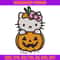Hello Kitty With Pumpkin Embroidery design, Hellokitty Embroidery, cartoon design, Embroidery File, Digital download.jpg