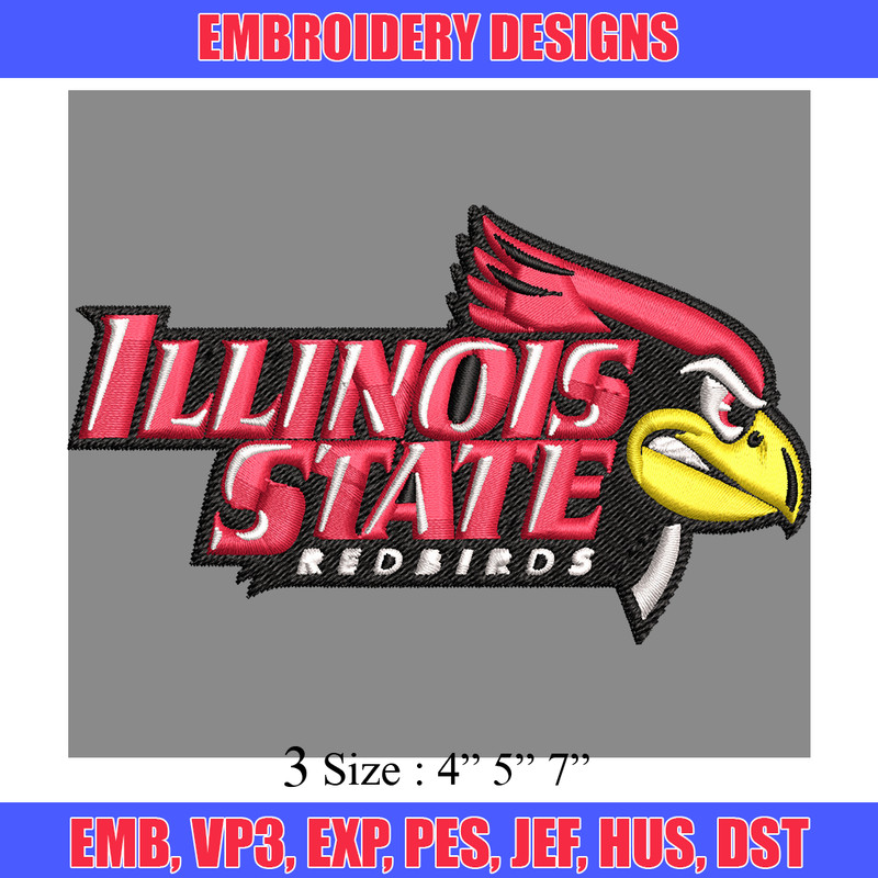 Illinois State Redbirds embroidery design, Illinois State Redbirds embroidery, Sport embroidery, NCAA embroidery..jpg
