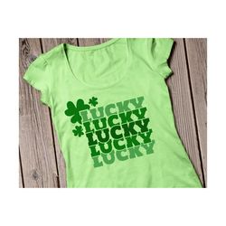 lucky svg, st patrick svg, this is my lucky shirt svg, shamrocks svg, st patrick's day svg, lucky svg cut, st.patrick sv