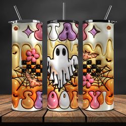 3d tumbler wrap , spooky seamless tumbler wrap,halloween tumbler , halloween png 35