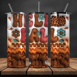 3d tumbler wrap , spooky seamless tumbler wrap,halloween tumbler , halloween png 39
