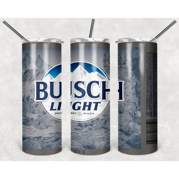 Busch Light Can Beer Tumbler PNG, Drink tumbler design, Stra