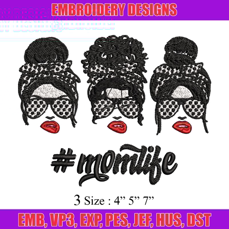 Mom Life Leopard Embroidery design, Mom Life Embroidery, logo design, Embroidery File, logo shirt, Instant download..jpg