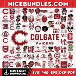 78 files colgate-raiders team bundle svg, colgate-raiders svg, n-c-a-a teams svg, n-c-a-a svg, png, dxf, eps, instant do