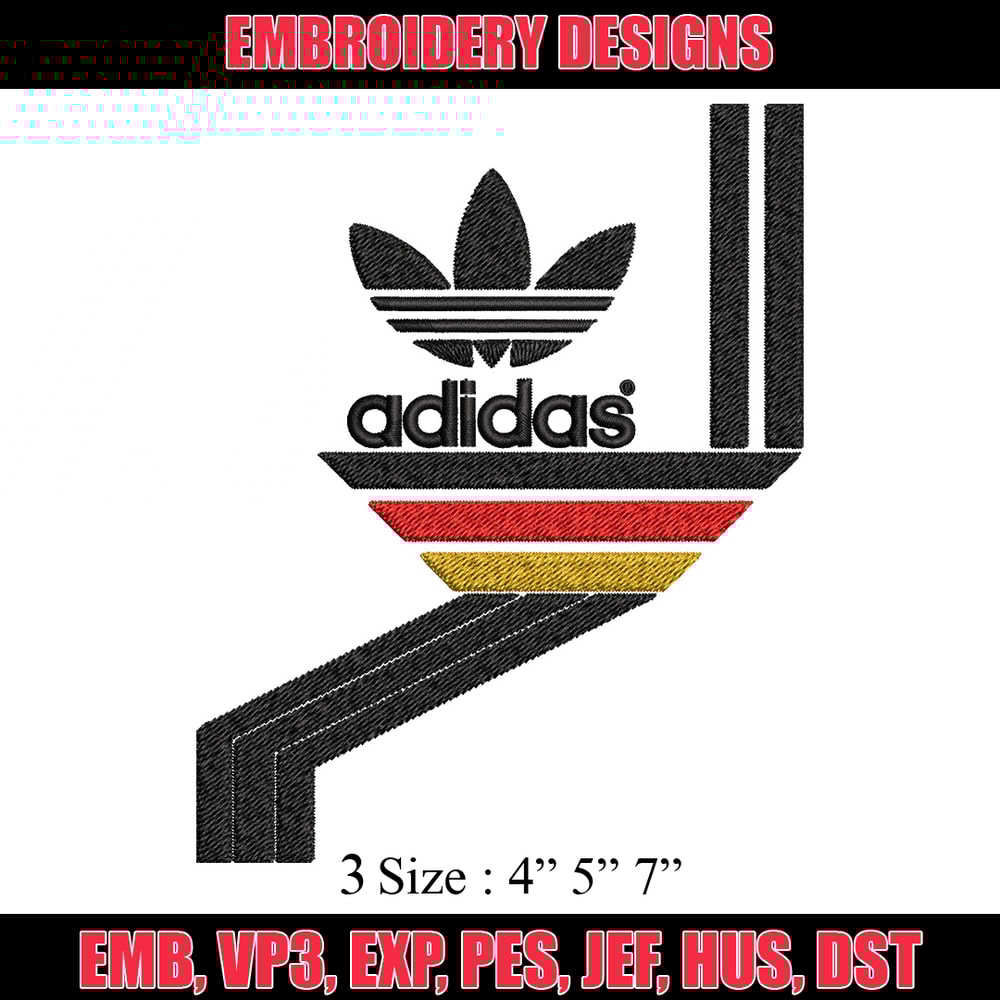 Adidas design Embroidery Design, Adidas Embroidery, Brand Embroidery, Embroidery File, Logo shirt, Digital download.jpg