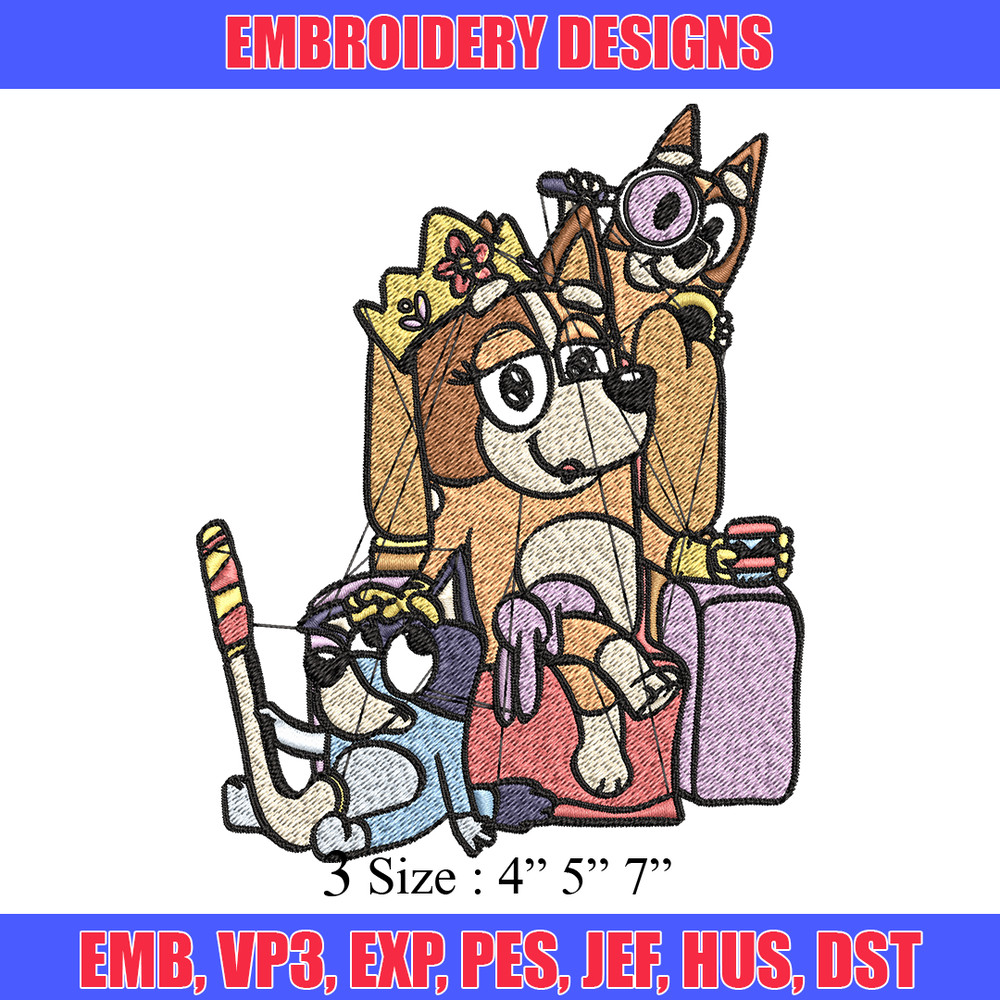 Mum Bluey bingo Embroidery, bluey Embroidery, Embroidery File, cartoon shirt, cartoon design, Digital download..jpg