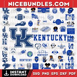 61 files kentucky-wildcats team bundle svg, kentucky-wildcats svg, n-c-a-a teams svg, n-c-a-a svg, png, dxf, eps, instan