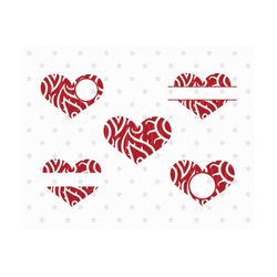 valentines monogram hearts monograms valentine svg heart svg valentines svg file love svg heart monogram clip art svg silhouette cut file