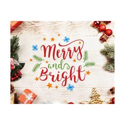 merry and bright svg christmas svg merry christmas svg merry and bright svg file christmas svg file merry and bright svg christmas svg